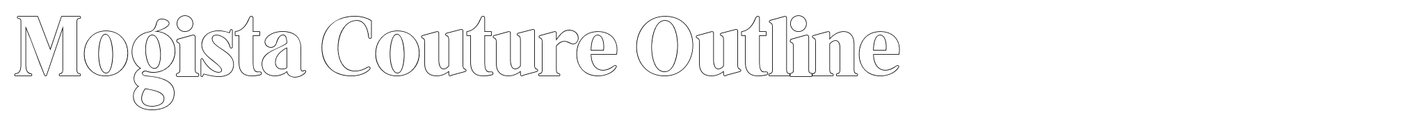 Mogista Couture Outline image